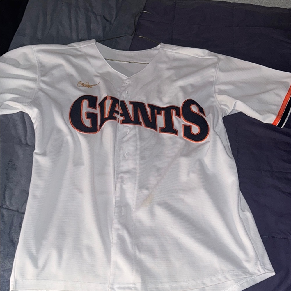 Nike Cooperstown Barry Bonds #25 White San Francisco Giants Jersey